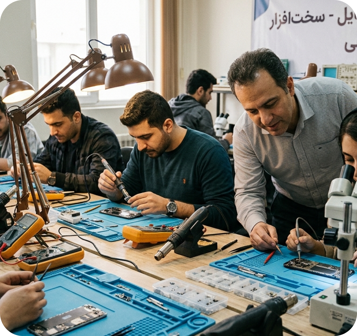 آموزش تعمیرات موبایل؛ مسیر ورود به یک مهارت تخصصی و درآمدزا
